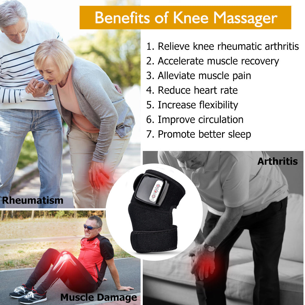 Great Electric Infrared Heating Knee Massager Wrap Elbow Joint Support - Glamacare