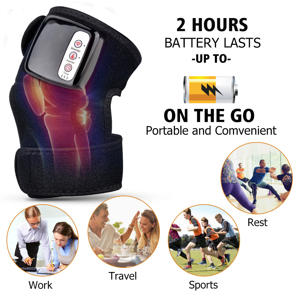 Great Electric Infrared Heating Knee Massager Wrap Elbow Joint Support - Glamacare