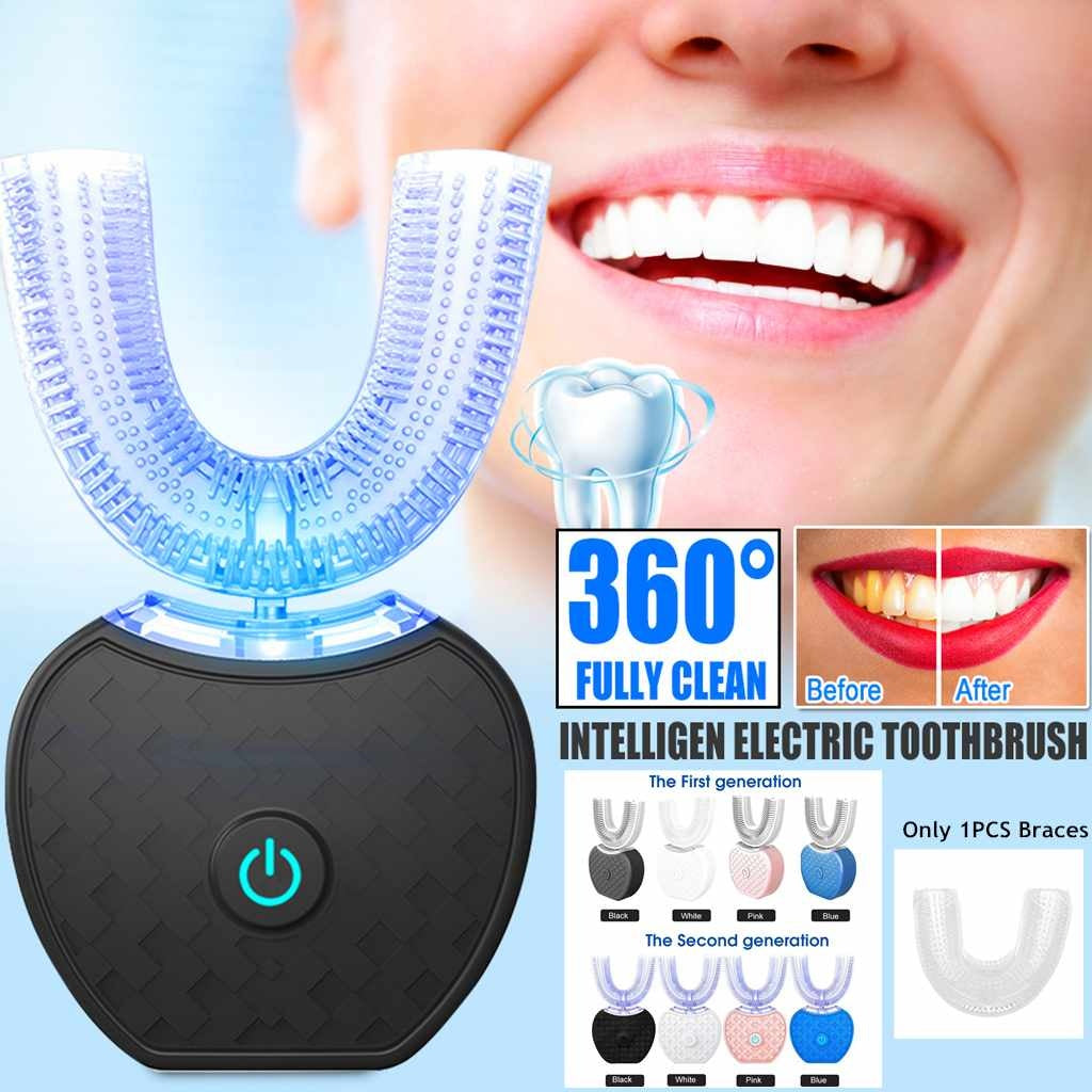 Amazing 360 Degrees Intelligent Automatic Electric Toothbrush Waterproof - Glamacare